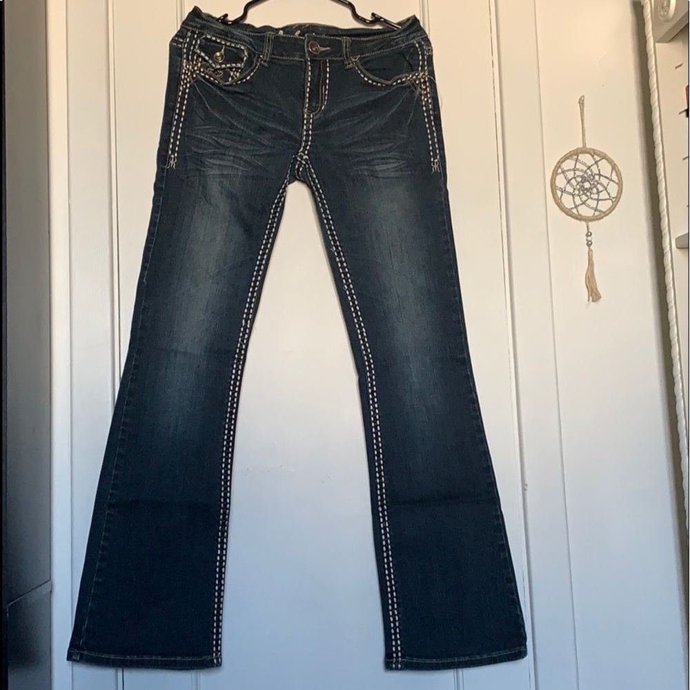 Bootcut Mid-Rise Jeans